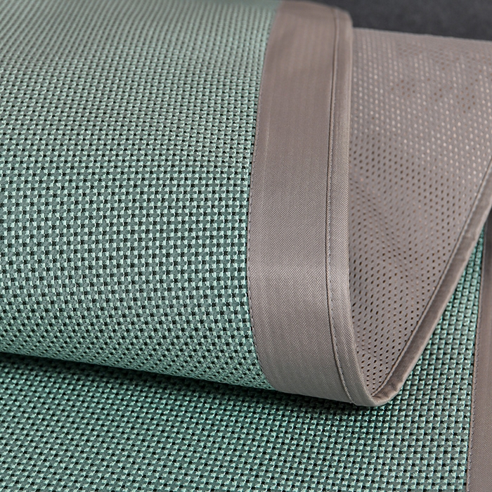 91家纺网 家纺一手货源 找家纺 小牛席业 2026新款薰衣草冰藤席系列-床笠款（冰藤席面）凉席藤席冰藤双面席冰丝席竹席凉席空调席草席三件套 薰衣草清香冰藤席-床笠款（绿色）