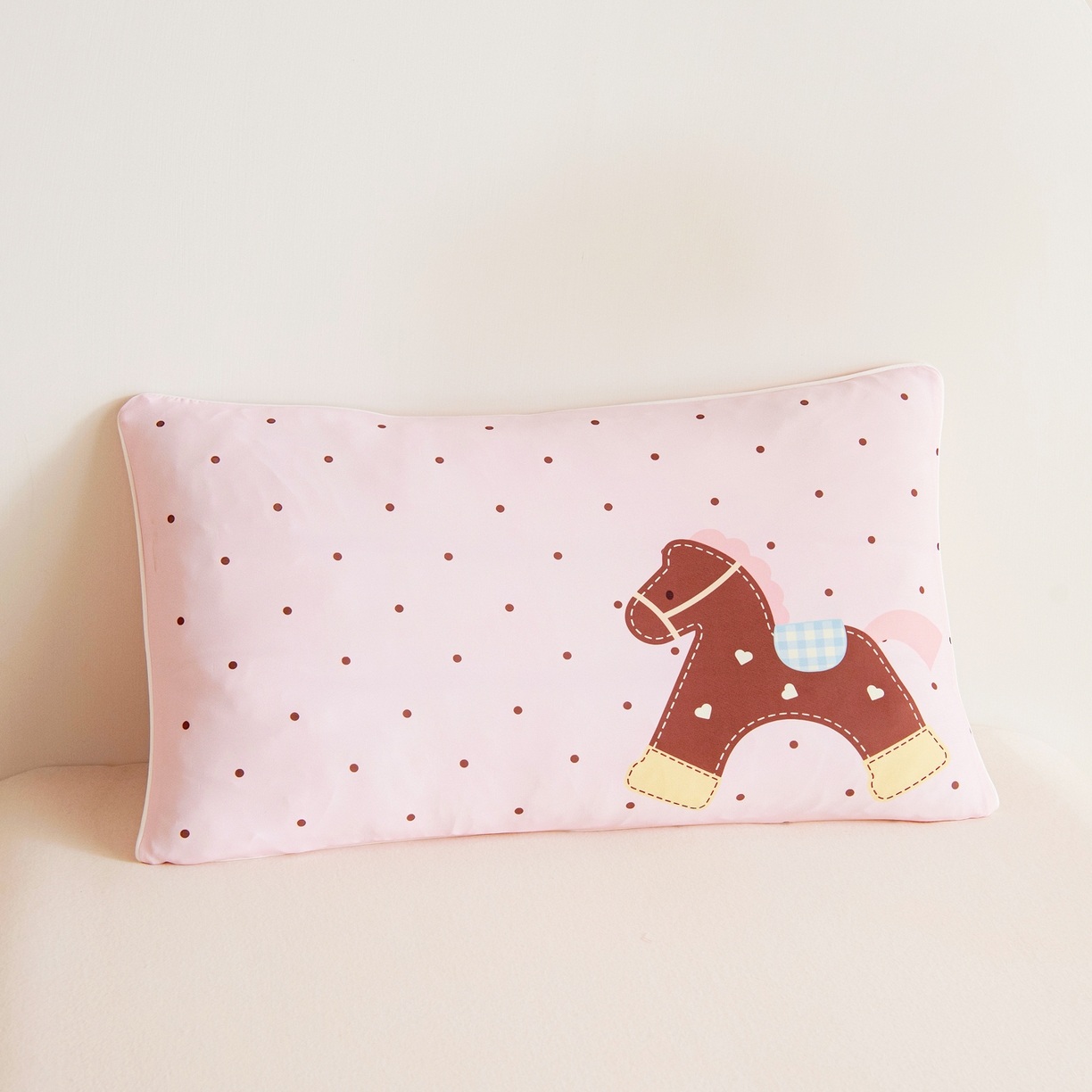 91家纺网 家纺一手货源 找家纺 御棉坊 御棉坊2026萌趣A类凉感幼儿园夏凉被宝宝午睡薄被子儿童空调被夏被 木马乐园-粉