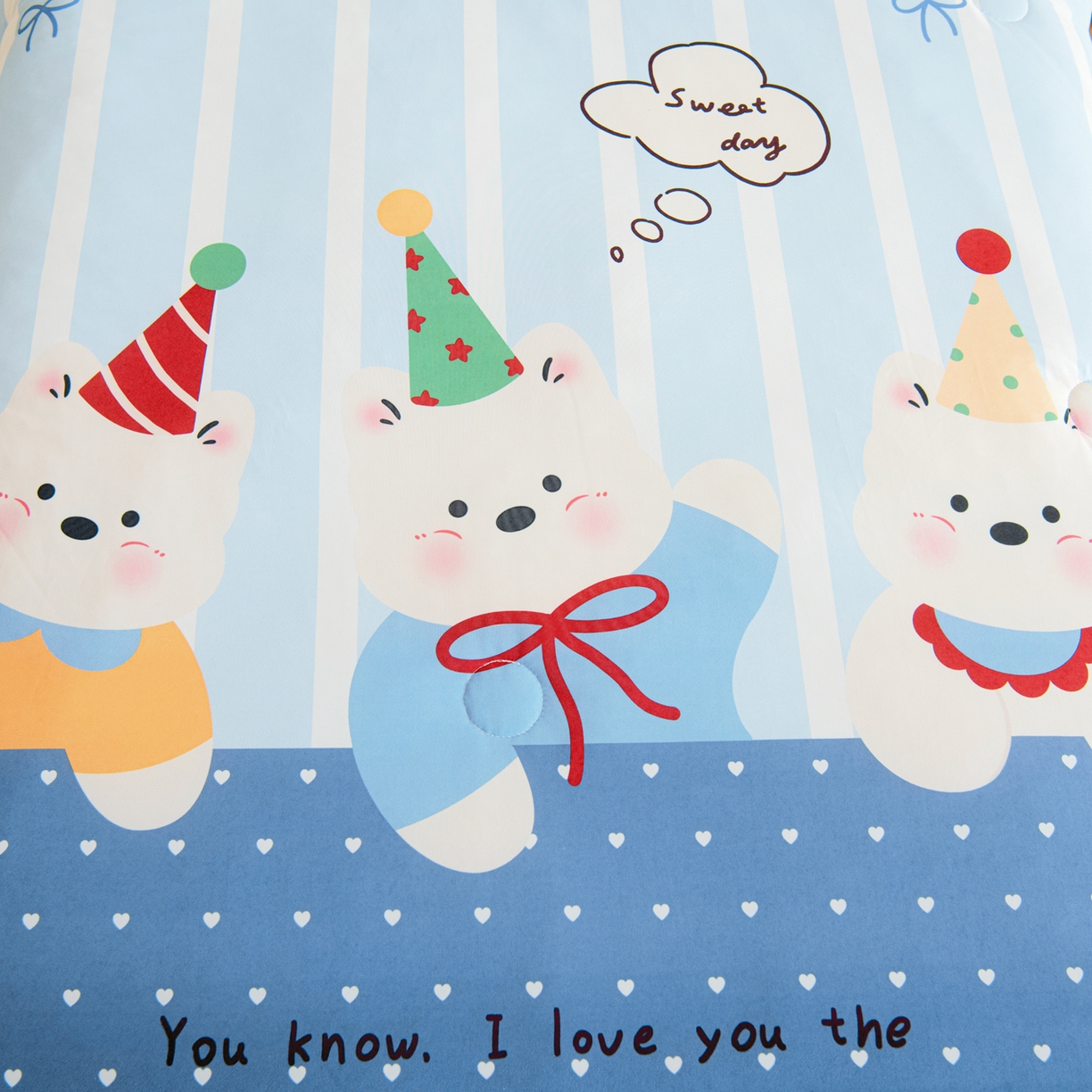 91家纺网 家纺一手货源 找家纺 御棉坊 御棉坊2026萌趣A类凉感幼儿园夏凉被宝宝午睡薄被子儿童空调被夏被 多多熊