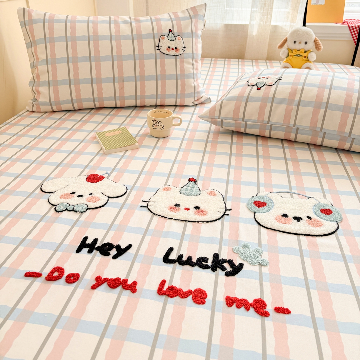 91家纺网 家纺一手货源 找家纺 （总）雅居纺家纺 2026新款毛巾绣全棉纯棉老粗布席子凉席床笠床单