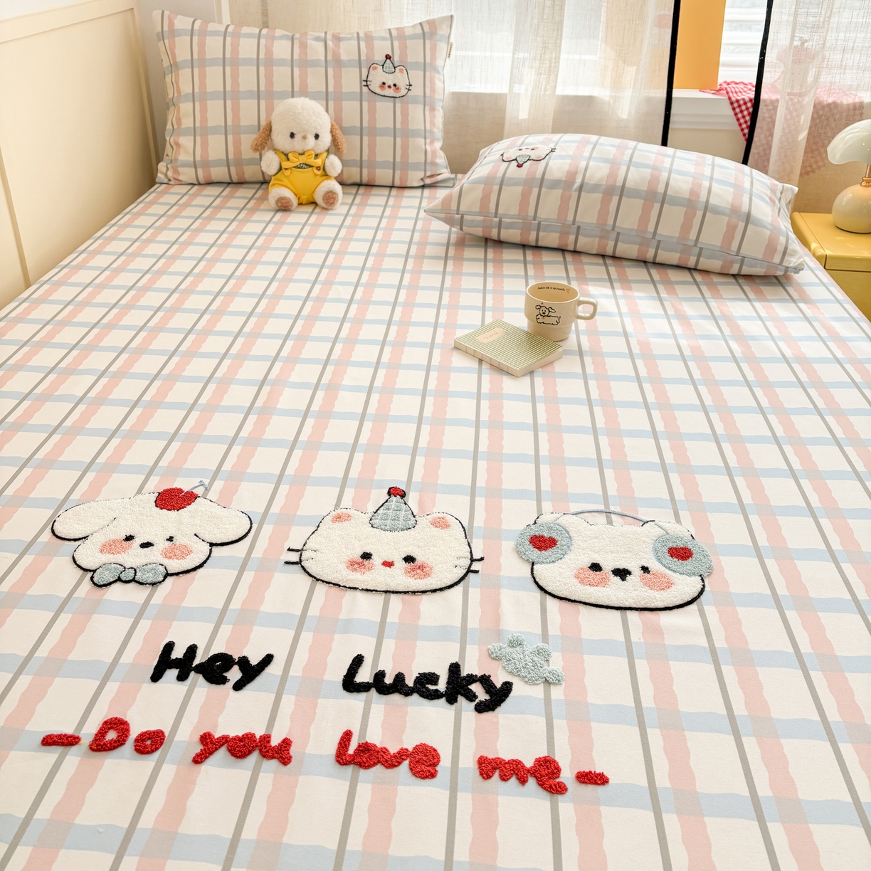 91家纺网 家纺一手货源 找家纺 （总）雅居纺家纺 2026新款毛巾绣全棉纯棉老粗布席子凉席床笠床单