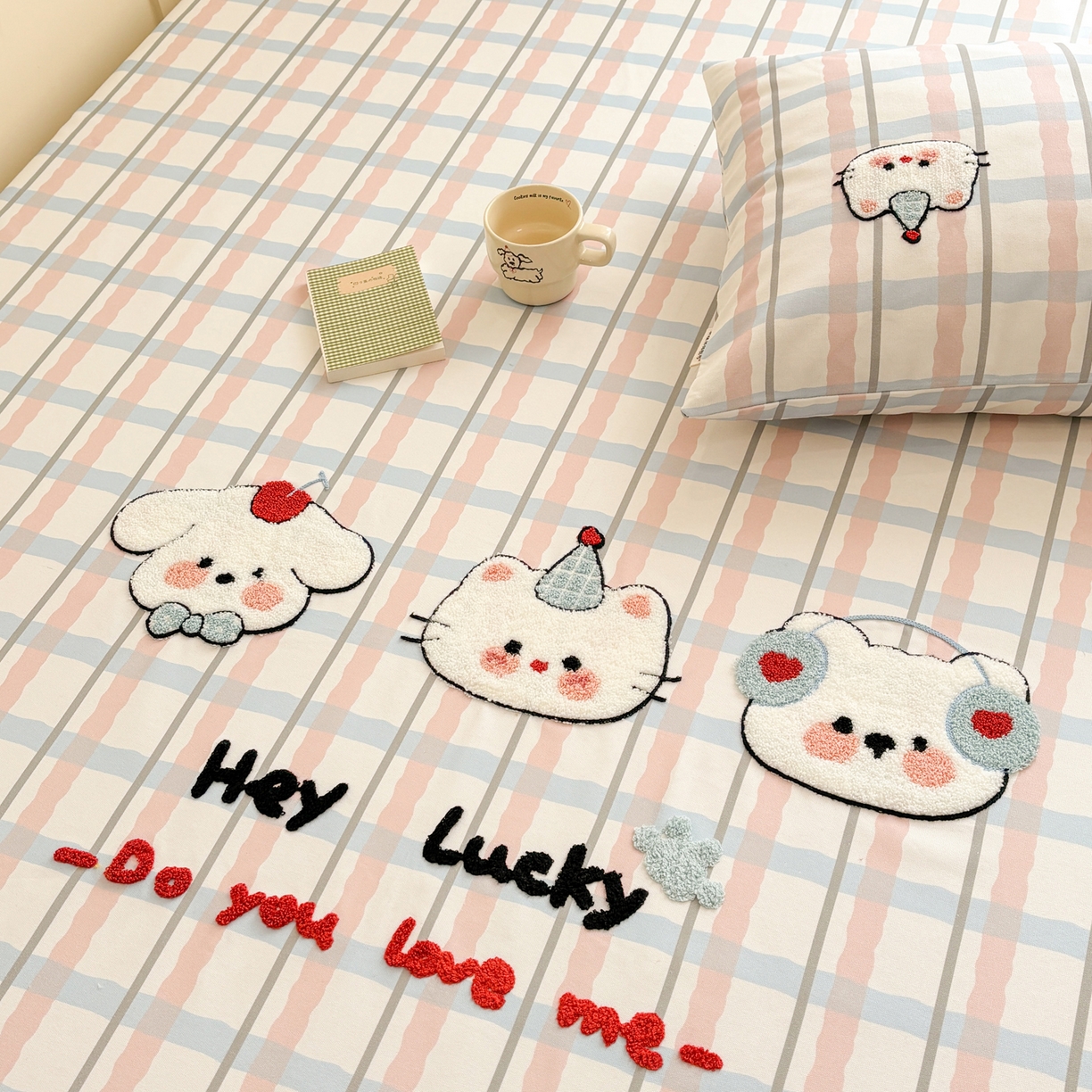 91家纺网 家纺一手货源 找家纺 （总）雅居纺家纺 2026新款毛巾绣全棉纯棉老粗布席子凉席床笠床单