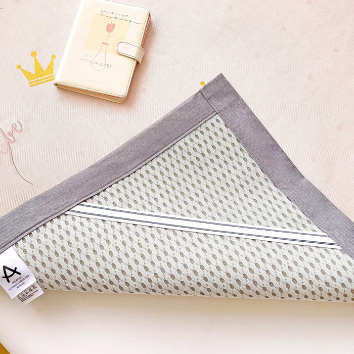 91家纺网 家纺一手货源 找家纺 金盛纺 2025新款A类数码印花冰丝席-床席款爱心-床席款