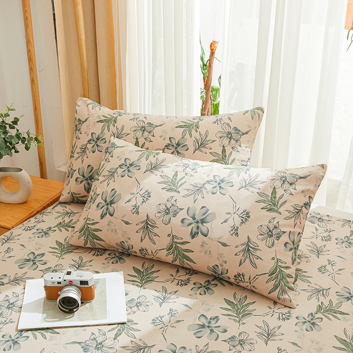 91家纺网 家纺一手货源 找家纺 大元 2026新款全棉纯棉老粗布凉席席子单床单 床单单件 半夏