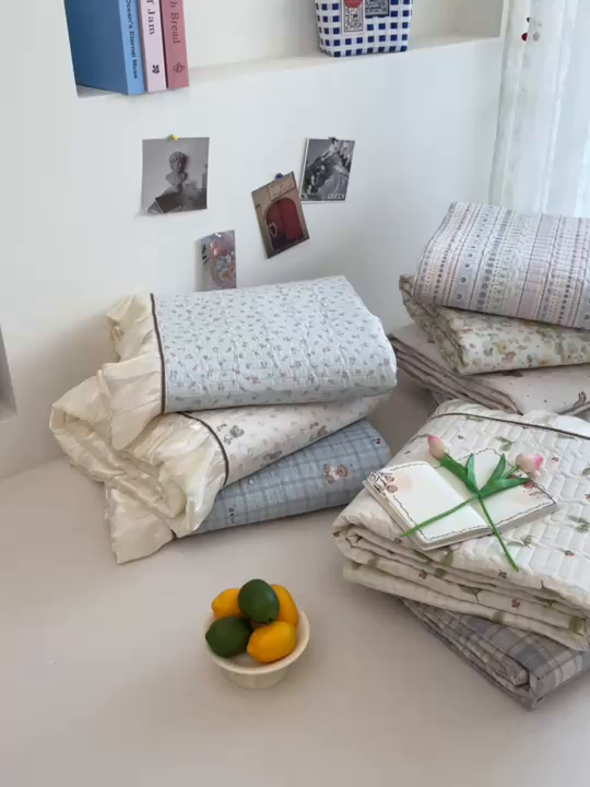 91家纺网 家纺一手货源 找家纺 美优兰 2026新款全棉榻榻米垫 组合图