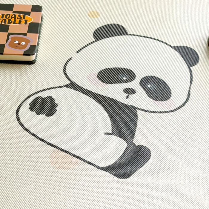 91家纺网 家纺一手货源 找家纺 金盛纺 2025新款A类数码印花冰丝席-床席款趴趴熊-床席款