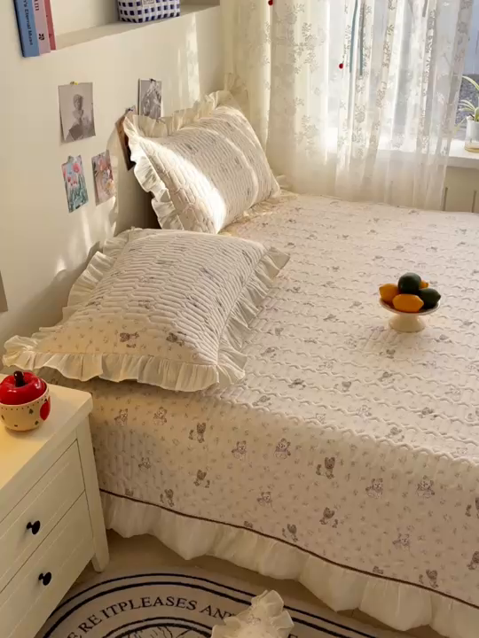 91家纺网 家纺一手货源 找家纺 美优兰 2026新款全棉榻榻米垫 棉花糖