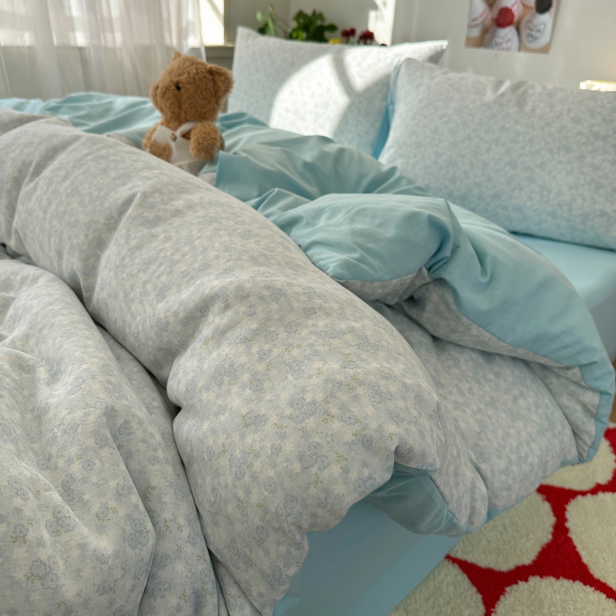 91家纺网 家纺一手货源 找家纺 （总）耀悦家纺 2026新款全棉纯棉a类双层纱小清新四件套