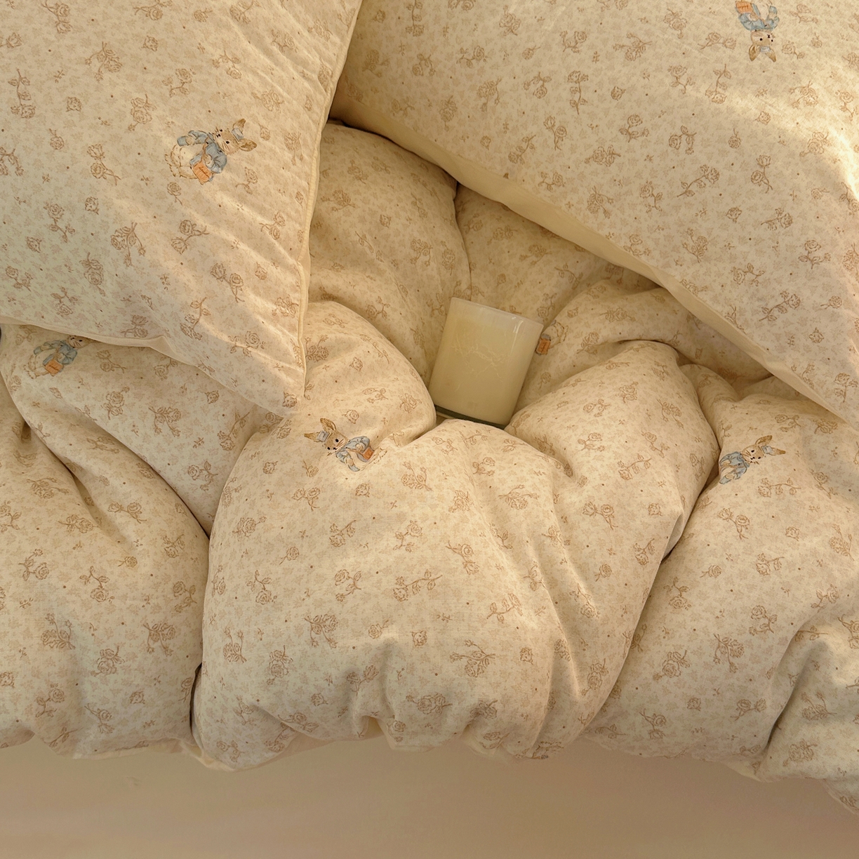 91家纺网 家纺一手货源 找家纺 （总）耀悦家纺 2026新款全棉纯棉a类双层纱小清新四件套