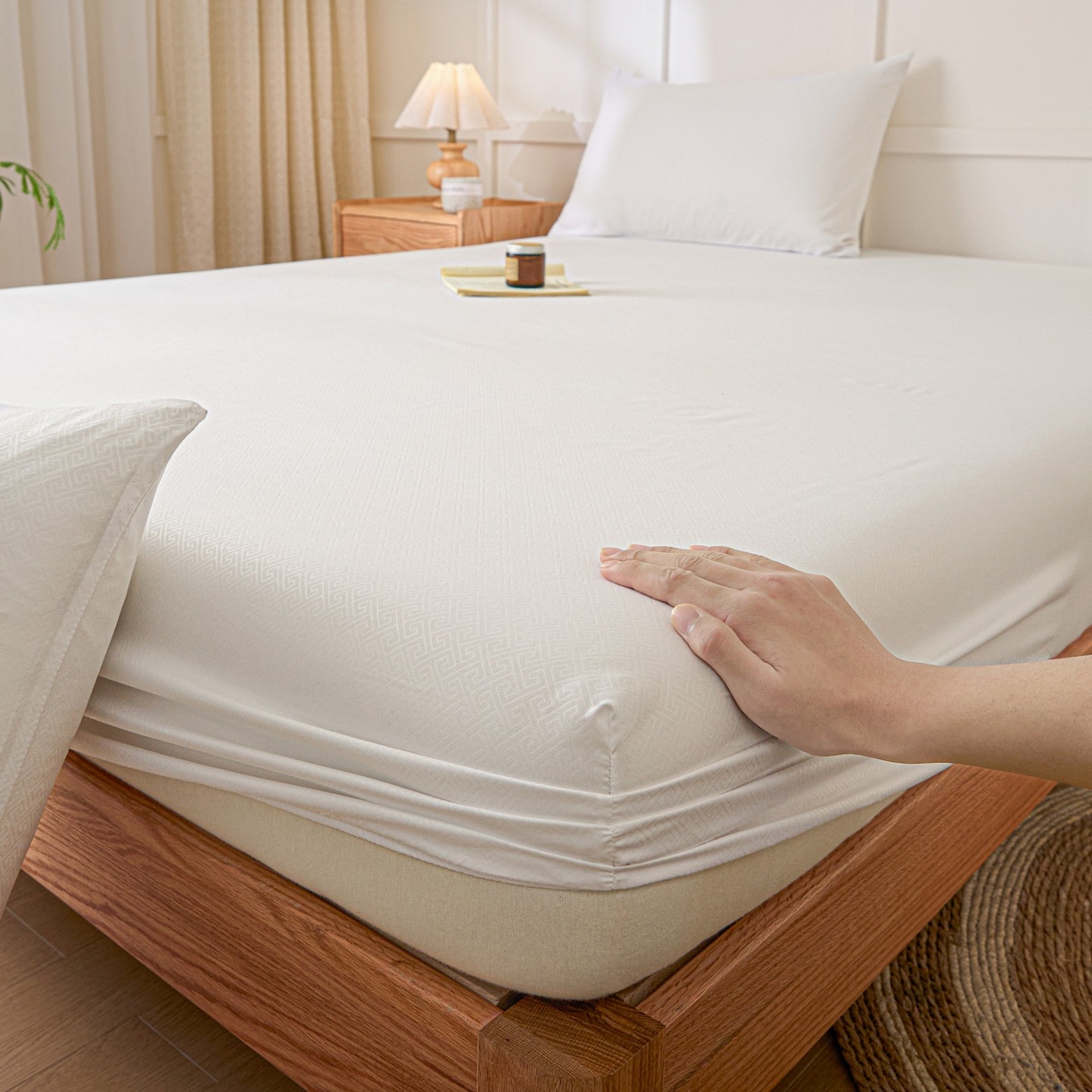 91家纺网 家纺一手货源 找家纺 （总）梵克保罗 2026新款磨毛压光工艺单品床笠