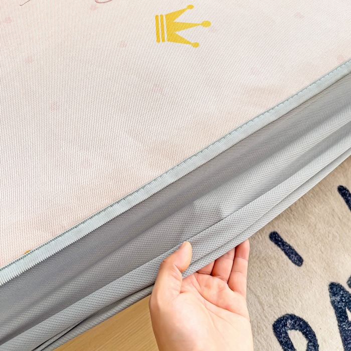 91家纺网 家纺一手货源 找家纺 金盛纺 2025新款A类数码印花冰丝席-床笠款爱心