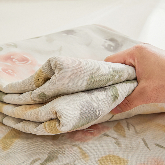 91家纺网 家纺一手货源 找家纺 大元 2026新款全棉纯棉老粗布凉席席子单床单 床单单件 花音