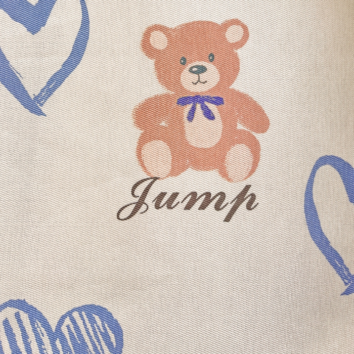 91家纺网 家纺一手货源 找家纺 金盛纺 2025新款A类数码印花冰丝席-床笠款爱心小熊