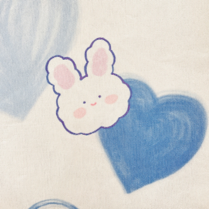 91家纺网 家纺一手货源 找家纺 金盛纺 2025新款A类数码印花冰丝席-床笠款幸运兔