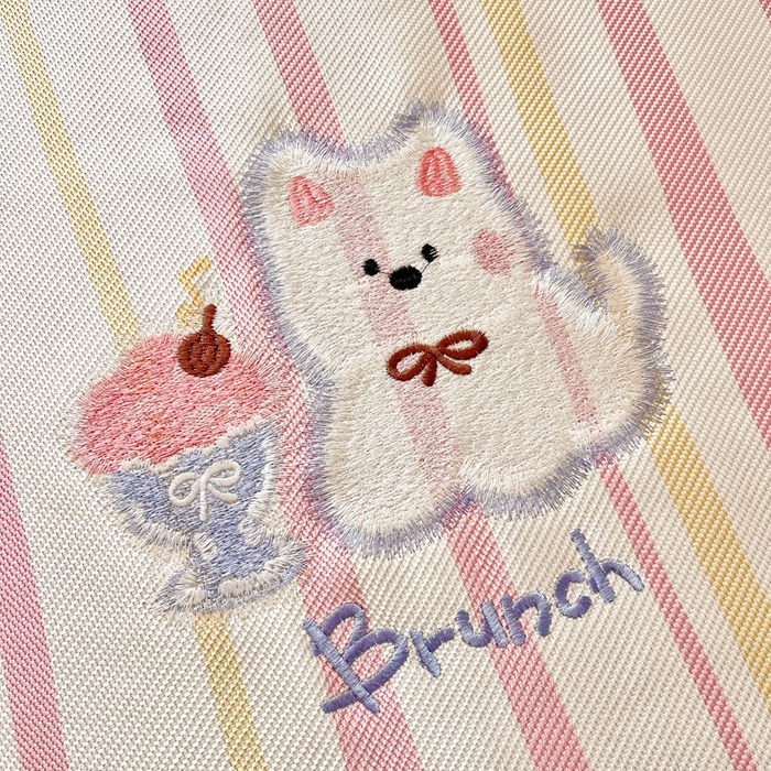 91家纺网 家纺一手货源 找家纺 雅居纺家纺 2026新款A类加厚三明治底绣花冰藤席床单款凉席席子 冰淇淋萌狗