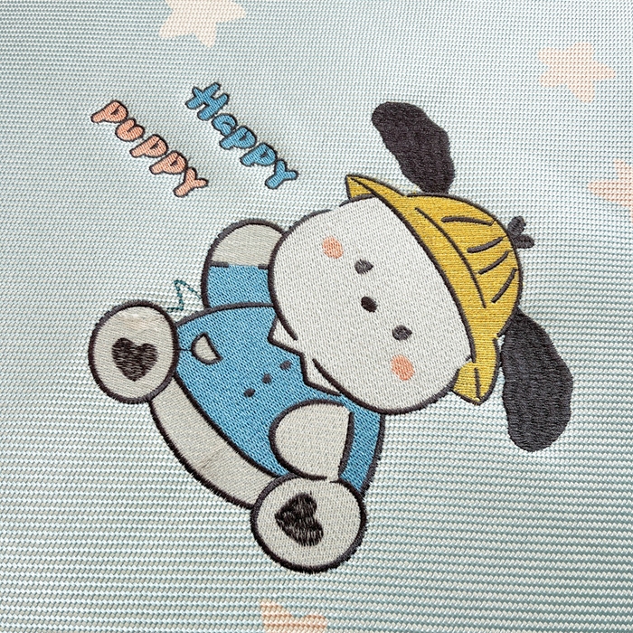 91家纺网 家纺一手货源 找家纺 雅居纺家纺 2026新款A类加厚三明治底绣花冰藤席床单款凉席席子 动感小狗