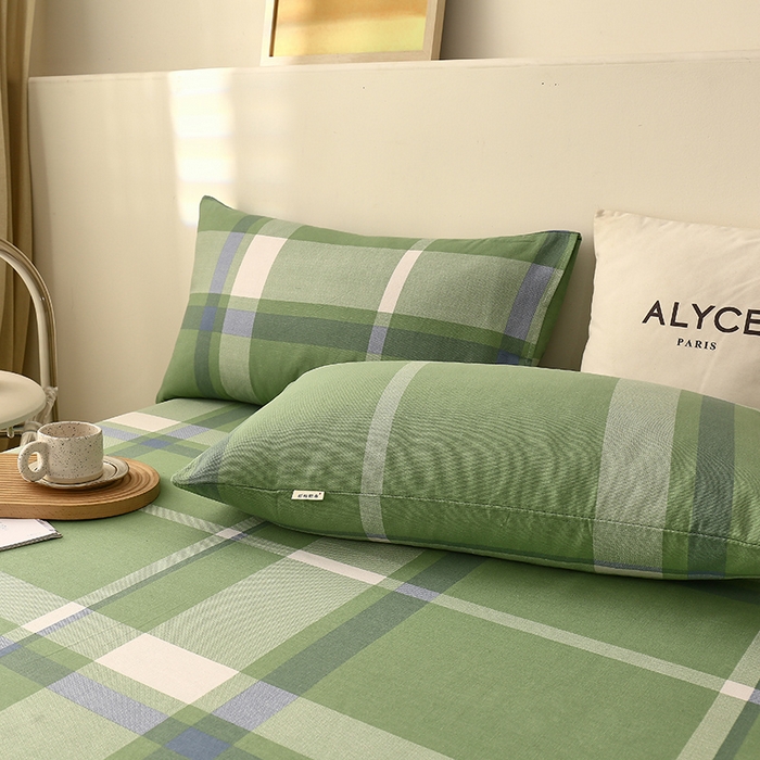 91家纺网 家纺一手货源 找家纺 大元 2026新款全棉纯棉老粗布凉席席子单床单 床单单件 若竹