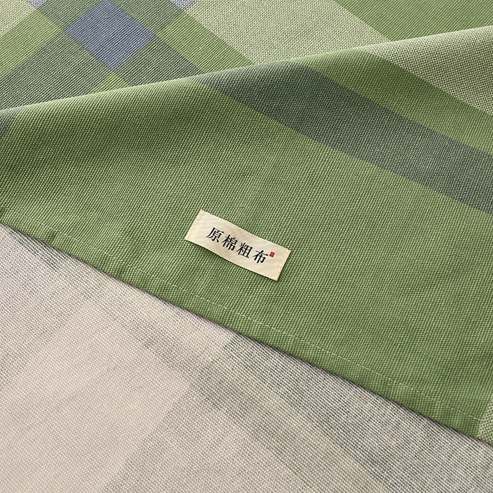 91家纺网 家纺一手货源 找家纺 大元 2026新款全棉纯棉老粗布凉席席子单床单 床单单件 若竹