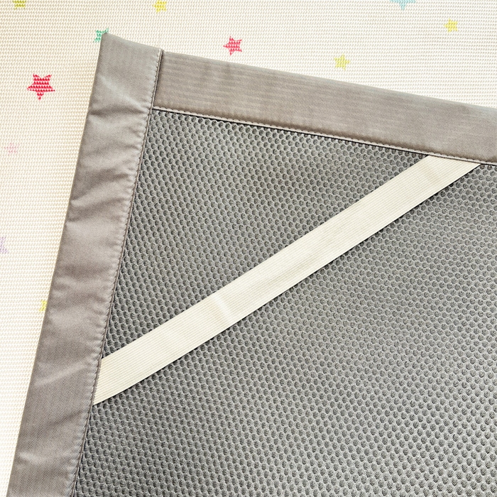 91家纺网 家纺一手货源 找家纺 雅居纺家纺 2026新款A类加厚三明治底绣花冰藤席床单款凉席席子 七彩虹