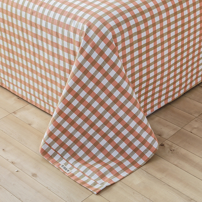 91家纺网 家纺一手货源 找家纺 大元 2026新款全棉纯棉老粗布凉席席子单床单 床单单件 谷耐