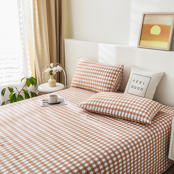 91家纺网 家纺一手货源 找家纺 大元 2026新款全棉纯棉老粗布凉席席子单床单 床单单件 谷耐