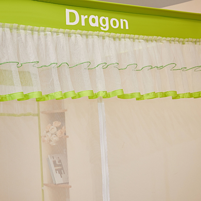 91家纺网 家纺一手货源 找家纺 （总）梵希良品家纺 2026新款全底家用卧室坐床加密加厚支架全包围加粗大空间T+U防摔坐床蚊帐-漫语