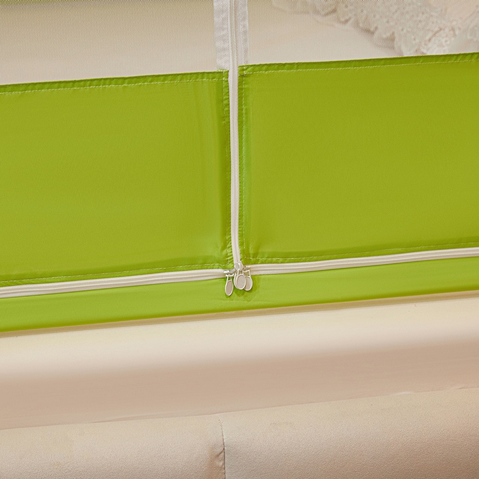 91家纺网 家纺一手货源 找家纺 梵希良品家纺 2026新款全底家用卧室坐床加密加厚支架全包围加粗大空间T+U防摔坐床蚊帐-漫语 漫语 果绿