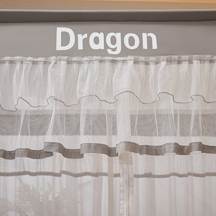 91家纺网 家纺一手货源 找家纺 梵希良品家纺 2026新款全底家用卧室坐床加密加厚支架全包围加粗大空间T+U防摔坐床蚊帐-漫语 漫语 简灰