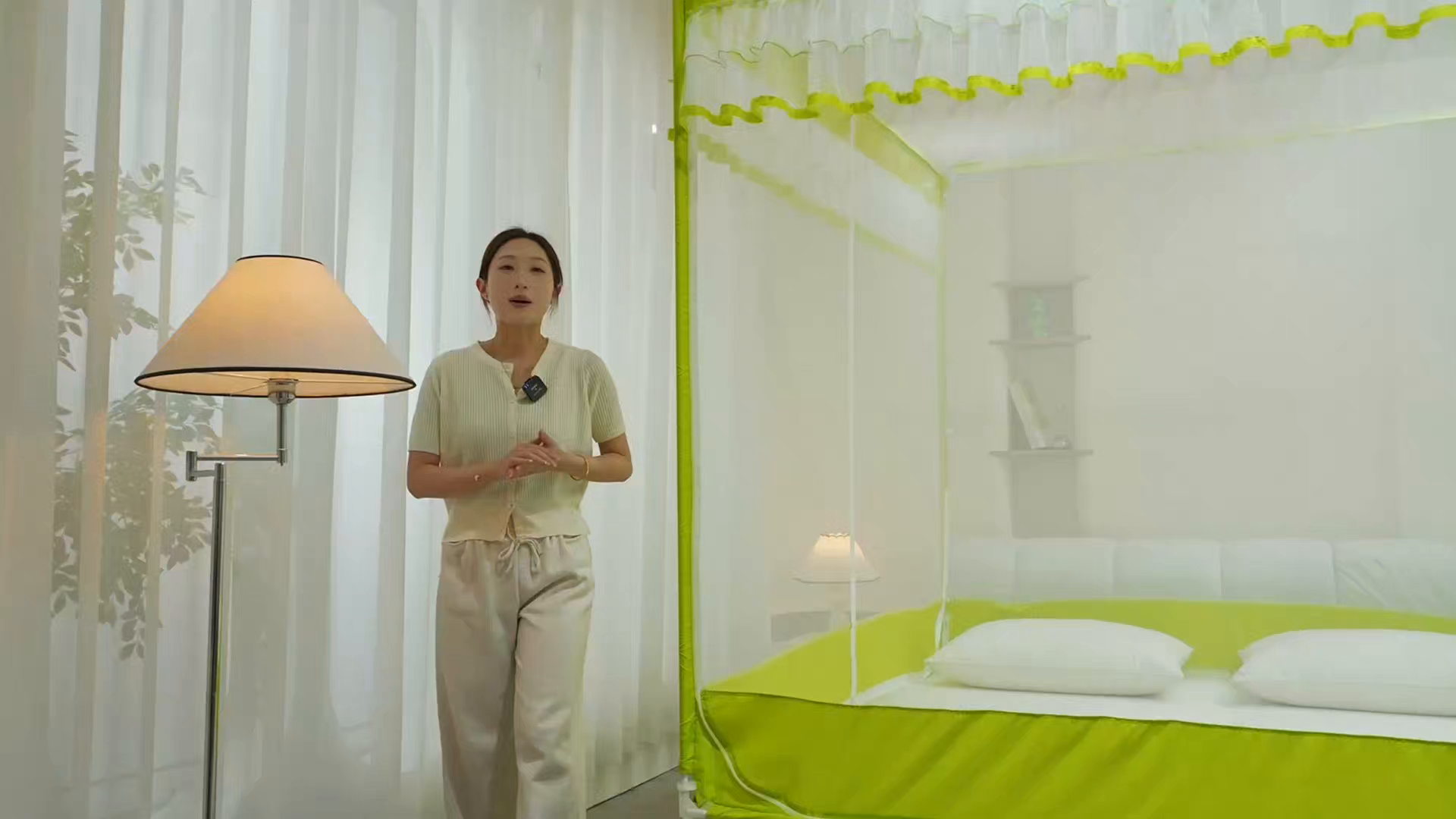 91家纺网 家纺一手货源 找家纺 梵希良品家纺 2026新款全底家用卧室坐床加密加厚支架全包围加粗大空间T+U防摔坐床蚊帐-漫语 漫语 简灰