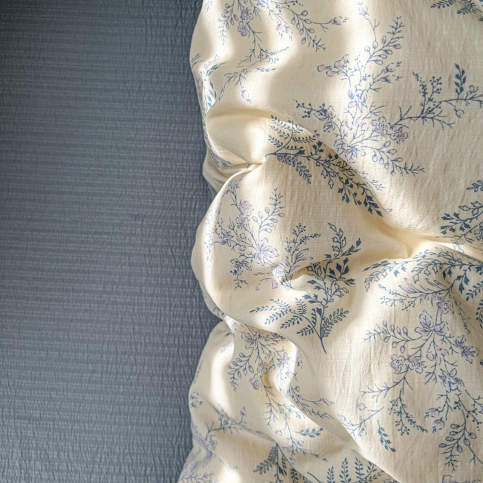 妖妖家纺  2026小清新软糯双层纱刺绣四件套 春游泰迪熊-刺绣