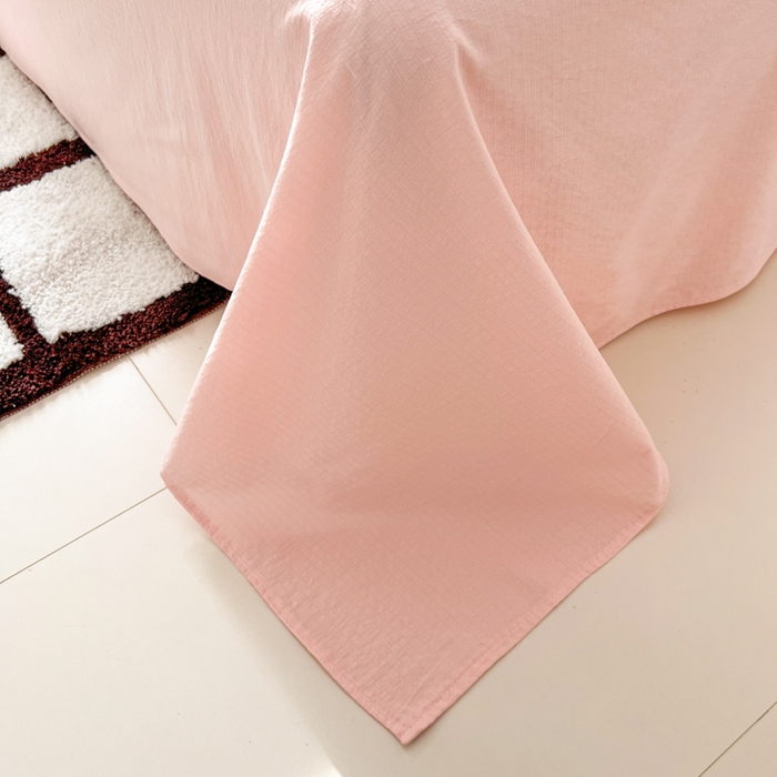 91家纺网 家纺一手货源 找家纺 妖妖家纺  2026小清新软糯双层纱刺绣四件套 狗狗侦探-刺绣