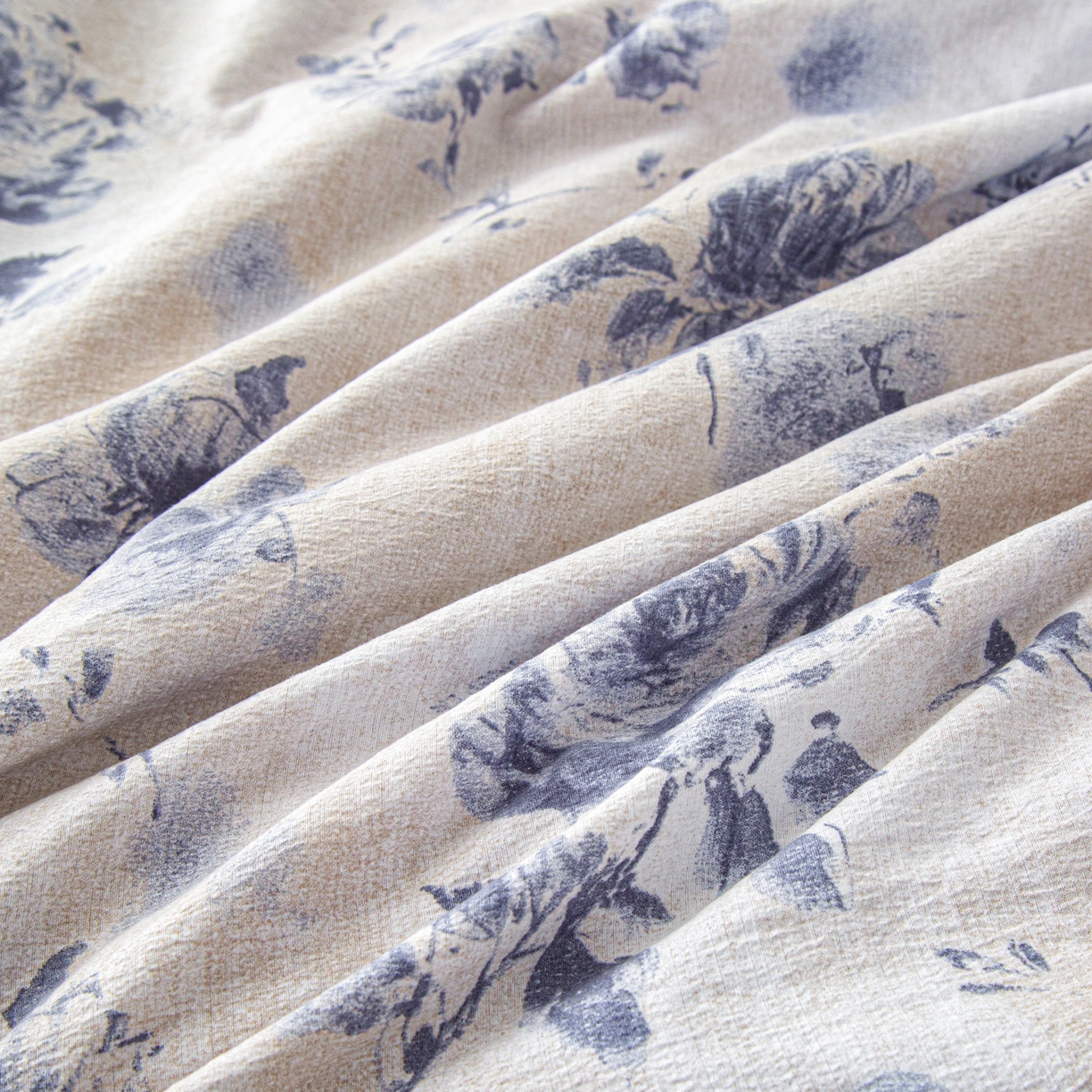 91家纺网 家纺一手货源 找家纺 （总）美之润家纺 2026新款原麻夹棉床盖夏被四件套