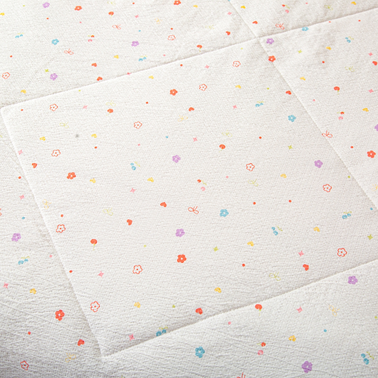 91家纺网 家纺一手货源 找家纺 美之润家纺 2026新款原麻夹棉床盖夏被四件套 紫星碎梦