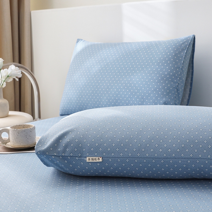 91家纺网 家纺一手货源 找家纺 大元 2026新款全棉纯棉老粗布凉席席子单床单 床单单件 西川