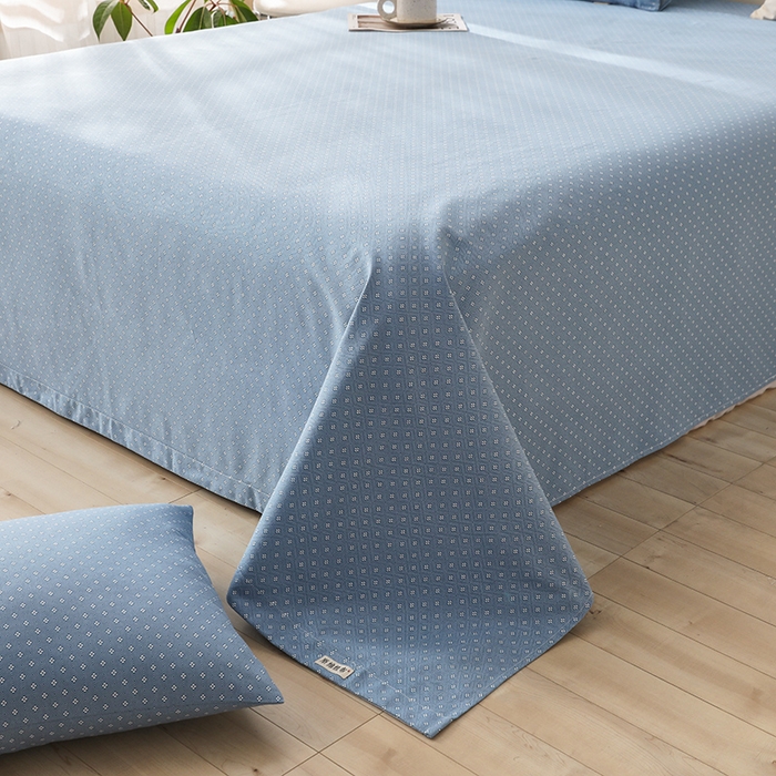 91家纺网 家纺一手货源 找家纺 大元 2026新款全棉纯棉老粗布凉席席子单床单 床单单件 西川