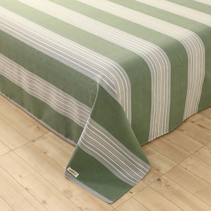 91家纺网 家纺一手货源 找家纺 大元 2026新款全棉纯棉老粗布凉席席子单床单 床单单件 千夏