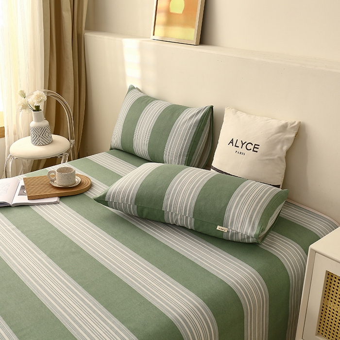 91家纺网 家纺一手货源 找家纺 大元 2026新款全棉纯棉老粗布凉席席子单床单 床单单件 千夏