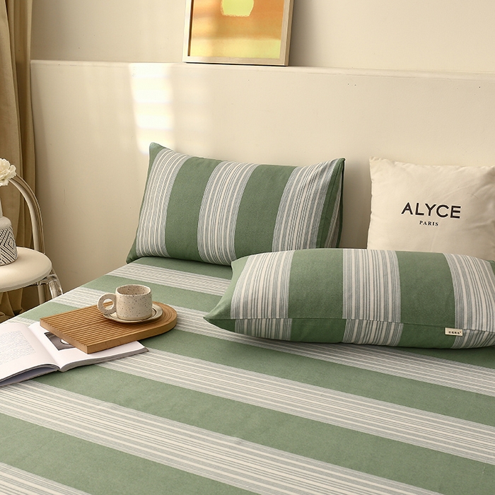 91家纺网 家纺一手货源 找家纺 大元 2026新款全棉纯棉老粗布凉席席子单床单 床单单件 千夏