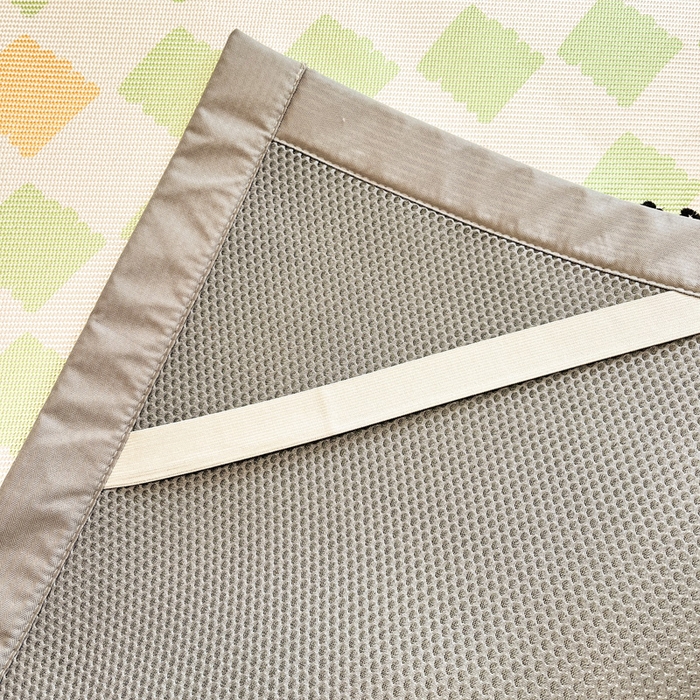 91家纺网 家纺一手货源 找家纺 雅居纺家纺 2026新款A类加厚三明治底绣花冰藤席床单款凉席席子 晚安猫