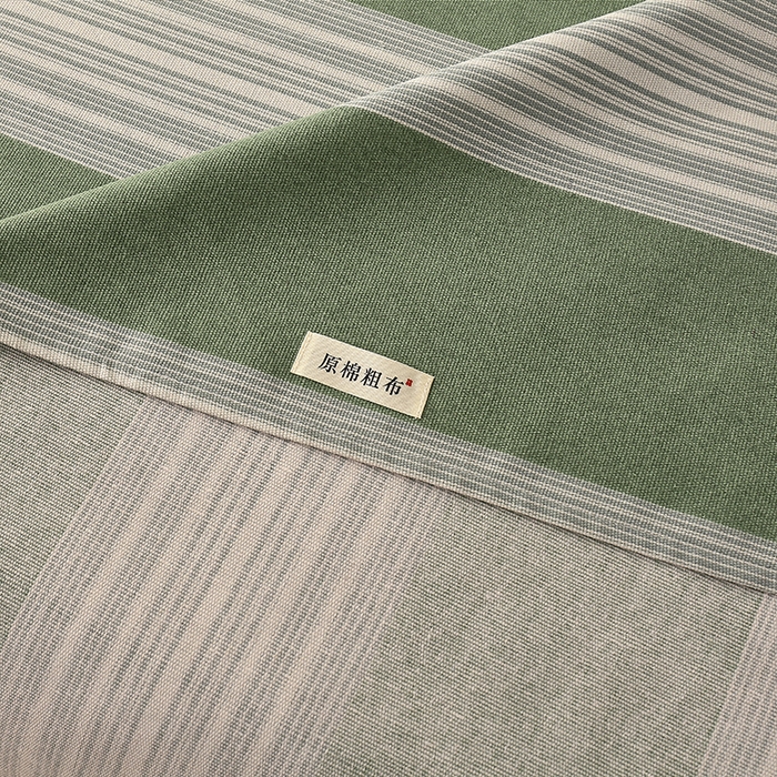 91家纺网 家纺一手货源 找家纺 大元 2026新款全棉纯棉老粗布凉席席子单床单 床单单件 千夏