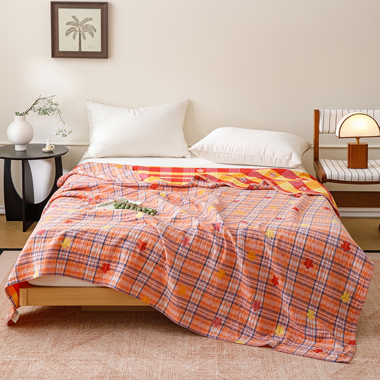 91家纺网 家纺一手货源 找家纺 （总）悦然毛巾被 2026春夏新款全棉纯棉三层纱水洗毛巾被夏被夏凉被空调被