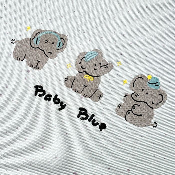 91家纺网 家纺一手货源 找家纺 雅居纺家纺 2026新款A类加厚三明治底绣花冰藤席床单款凉席席子 小象家族