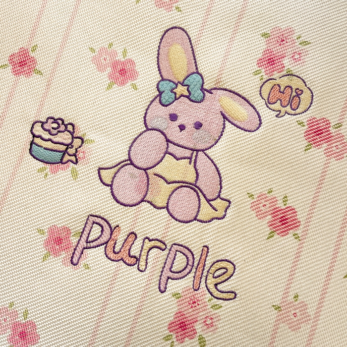 91家纺网 家纺一手货源 找家纺 雅居纺家纺 2026新款A类加厚三明治底绣花冰藤席床单款凉席席子 幸福兔