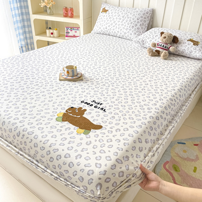 91家纺网 家纺一手货源 找家纺 （总）雅居纺家纺 2026新款全棉绣花A类老粗布床笠单件床笠单品凉席席子