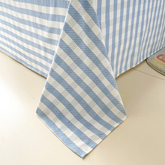 91家纺网 家纺一手货源 找家纺 雅居纺家纺 2026新款全棉绣花A类老粗布床单单件床单单品凉席席子 老粗布-篮球小狗