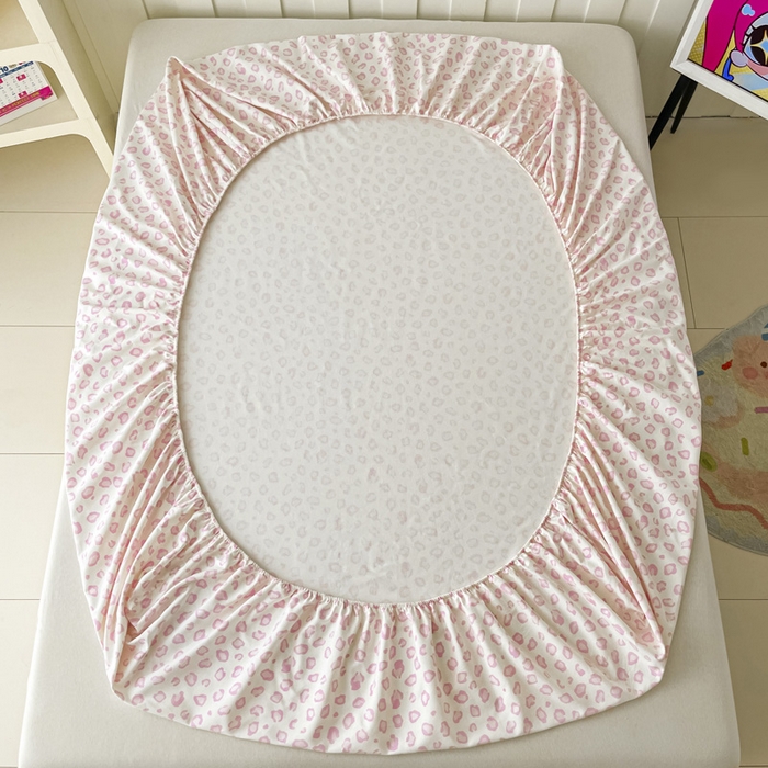 91家纺网 家纺一手货源 找家纺 雅居纺家纺 2026新款全棉绣花A类老粗布床笠单件床笠单品凉席席子 老粗布-可爱熊