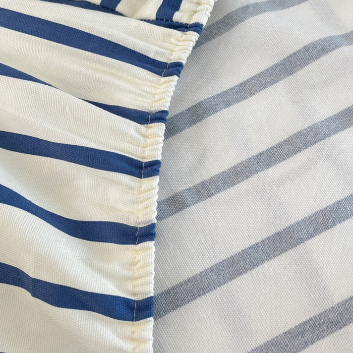 91家纺网 家纺一手货源 找家纺 雅居纺家纺 2026新款全棉绣花A类老粗布床笠单件床笠单品凉席席子 老粗布-Happy小狗