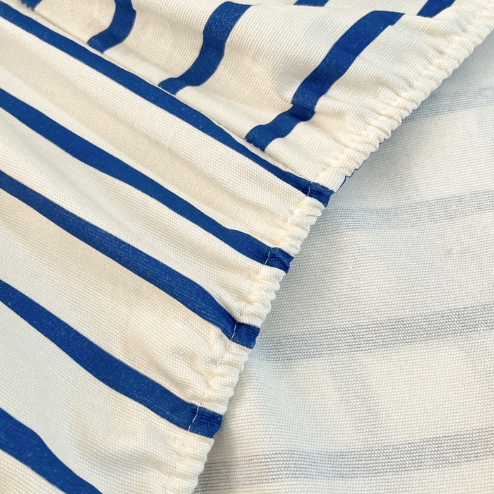 91家纺网 家纺一手货源 找家纺 雅居纺家纺 2026新款全棉绣花A类老粗布床笠单件床笠单品凉席席子 老粗布-小猫咪