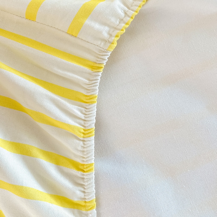 91家纺网 家纺一手货源 找家纺 雅居纺家纺 2026新款全棉绣花A类老粗布床笠单件床笠单品凉席席子 老粗布-幸运熊