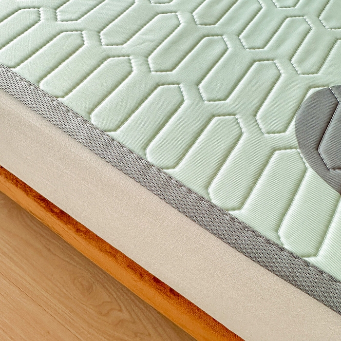 91家纺网 家纺一手货源 找家纺 悦织湾家纺 2026新款床单款乳胶席三件套印花纯色冰丝凉感夏凉乳胶席子 圆圈蝴蝶